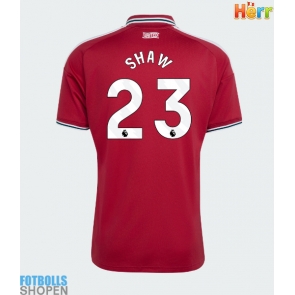 Billiga Manchester United Luke Shaw #23 Hemmatröja 2026-27 Kortärmad